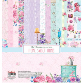 Набор бумаги Уютная мастерская (6+2 листа), 30*30 см от ScrapBerry's