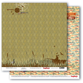 Аркуш двостороннього паперу На Рибалку, 30 * 30 см від ScrapBerry's