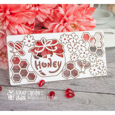 Чіпборд Медовий набір, 110 * 52 мм від ScrapBox