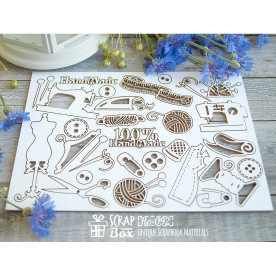 Чипборд Набор швейный большой 194*142 мм от ScrapBox