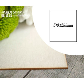 Пивной картон основа 310x255 мм, плотность 1,6 мм, 1 шт от ScrapBox