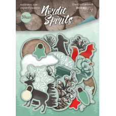 Набор высечек для скрапбукинга Nordic Spirits 45 шт от Scrapmir