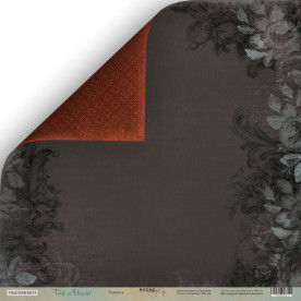Лист двусторонней бумаги Темнота 30x30 см Scrapmir