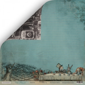 Лист двусторонней бумаги Чаепитие 30x30 см Scrapmir