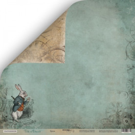 Лист двусторонней бумаги Время 30x30 см Scrapmir