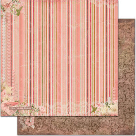 Двусторонняя скрапбумага Little Miss Brenna от Bo Bunny