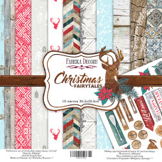 Набор скрапбумаги "Christmas fairytales", 30,5*30,5 см от Фабрика Декору