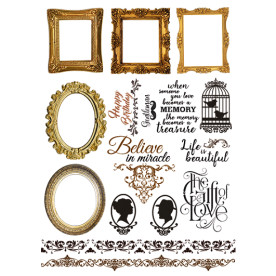 Оверлей "Shabby-memory-2", 20 * 30 см від Фабрика Декору