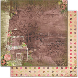 Двусторонняя скрапбумага Little Miss Lizzie от Bo Bunny