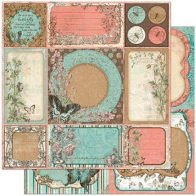 Двусторонняя скрапбумага Gabrielle Cut Outs от Bo Bunny