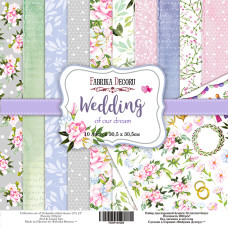 Набор скрапбумаги "Wedding of our dream", 10 л, 30,5x30,5 см от Фабрика Декора