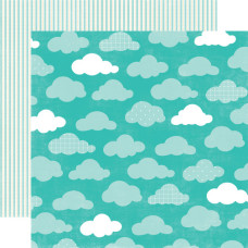 Двосторонній папір Clouds 30х30 см від Echo Park