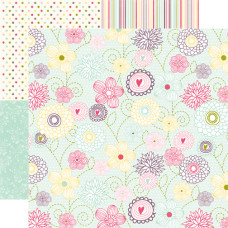 Двусторонняя бумага Floral Fun 30х30 см от Echo Park