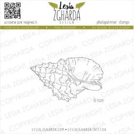 Акриловый штамп Ракушка, Lesia Zgharda
