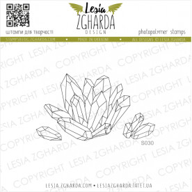 Набір штампів Підводні кристали, Lesia Zgharda 