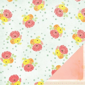 Двосторонній скраппапір Dear Lizzy - Delightful Bouquet від American Crafts