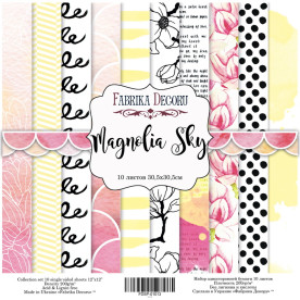 Набор скрапбумаги "Magnolia Sky", 10 л, 30,5*30,5 см от Фабрика Декора