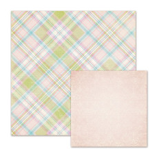 Двусторонняя скрапбумага Color Me Plaid - Cotton Tail от We R Memory Keepers