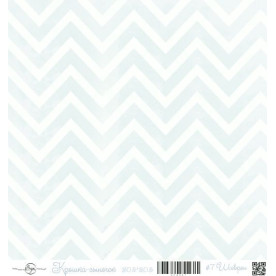 Лист односторонней бумаги Шеврон 30х30 см ScrapEgo