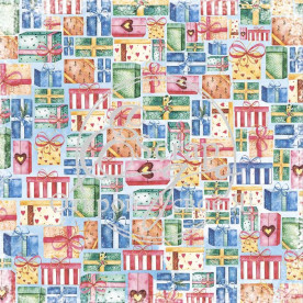 Лист одностороннього паперу Подарочки 30х30 см ScrapEgo