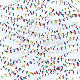 Лист односторонней бумаги Ёлочка, гори! 30х30 см ScrapEgo