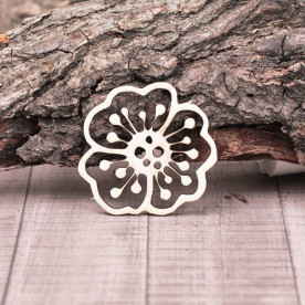 Чіпборд Квіточка 41 * 41мм vl1124 Valeo