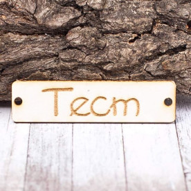 Чипборд Бирка Тест 60*15мм vl1396  Valeo