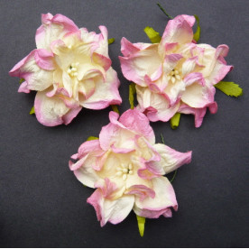 Декоративна квітка гарденії кольору шампанського, 7 см.