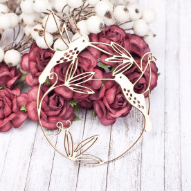 Чипборд Ажурная рамка 88*98мм vl1624 Valeo