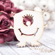 Чипборд Монстрик 47*42мм vl1686  Valeo