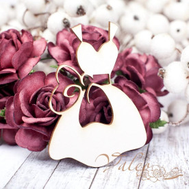 Чіпборд Платье 64 * 47мм vl1697 Valeo