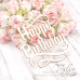 Чіпборд Happy Birthday 74 * 79мм vl2023 Valeo