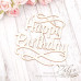Чіпборд Happy Birthday 74 * 79мм vl2023 Valeo