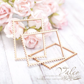 Чипборд набор Марки тонкие 3шт 32*40мм vl2061  Valeo