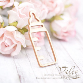 Чипборд Бутылочка 17*40мм vl2067  Valeo