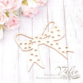 Чипборд Бантик 56*54мм vl2076  Valeo