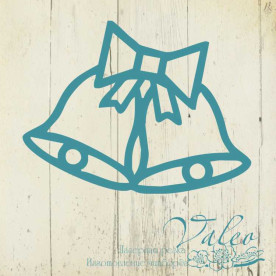 Чипборд Колокольчики 74*56мм vl2126  Valeo