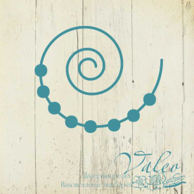 Чипборд Завиток 108*90мм vl2135  Valeo