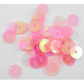 Набір паєток Круглі рожеві напівпрозорі, 6 мм, 5 м