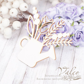 Чипборд Цветочная композиция 67*60мм vl2225  Valeo