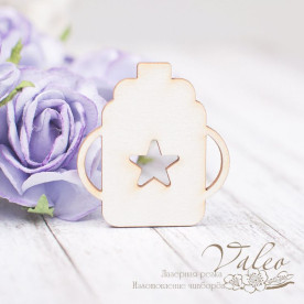 Чипборд Чашечка 30*32мм vl2234  Valeo