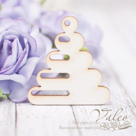 Чипборд Пирамидка 29*31мм vl2235  Valeo