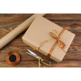 Папір пакувальний рулонна, Крафт, 10м х 70см, 80 в / м²