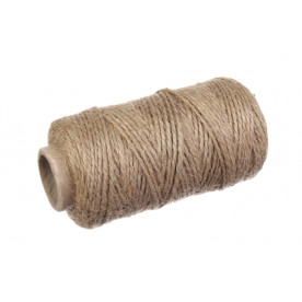 Бечевка декоративная джутовая, катушка, 100 м