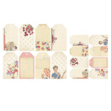 Набор тегов для скрапбукинга  Vintage Tags Kitschy Kitchen от Melissa Frances