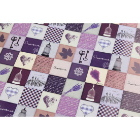 Папір пакувальний, Лаванда вiнтаж, 70х50 см