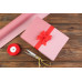 Бумага упаковочная в рулоне, цвет Розовый+пудра, 8 м\70 см.