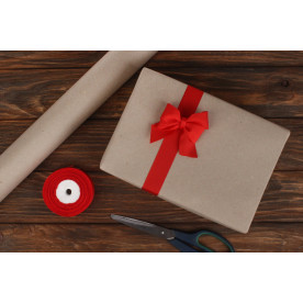 Пакувальний папір в рулоні, Крафт, 8 м, 70 см, 110 г/м²