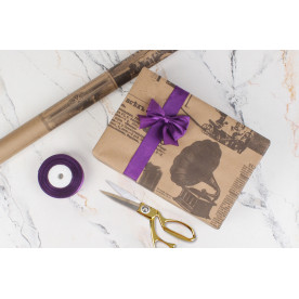 Упаковочная бумага в рулоне, газета микс, 8 м, 70 см, 80 г/м²