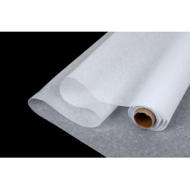 Упаковочная бумага в рулоне, белый тишью, 0,75мх20м, 17 г/м2